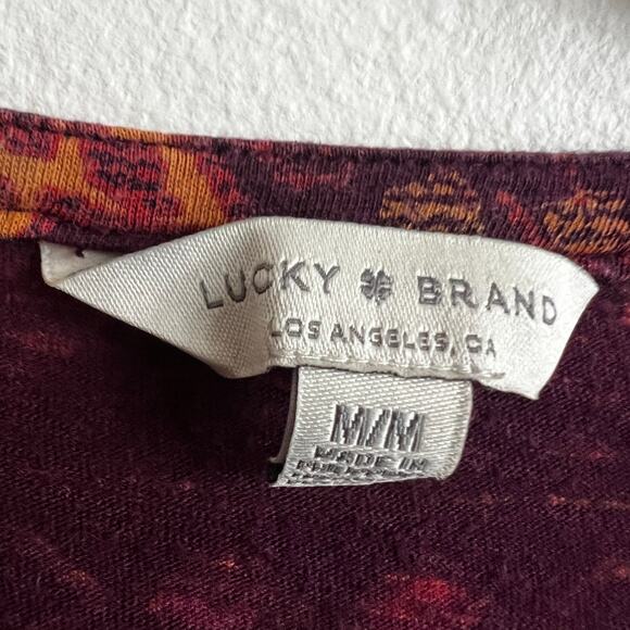 Lucky Brand Women's Multicolor Bohemian Blouse - Picture 4 of 6
